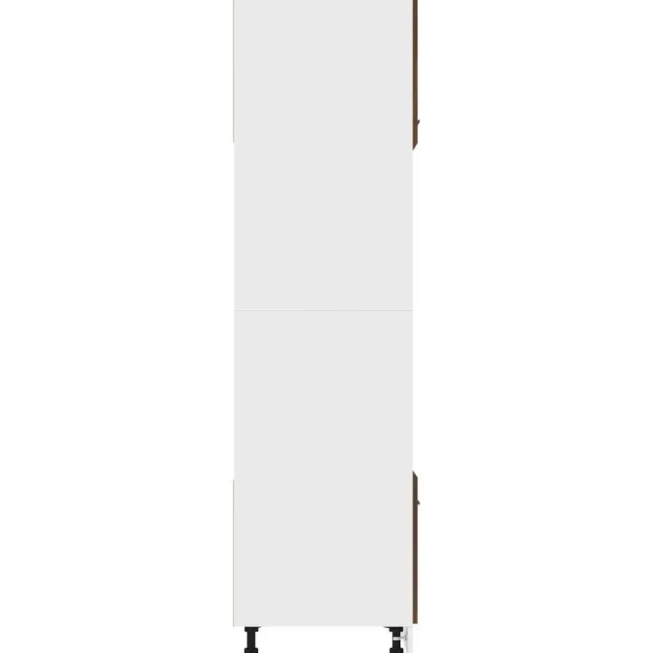 vidaXL - Magnetronkast Lyon - Bruin eiken - Bewerkt hout - 60x57x207 cm