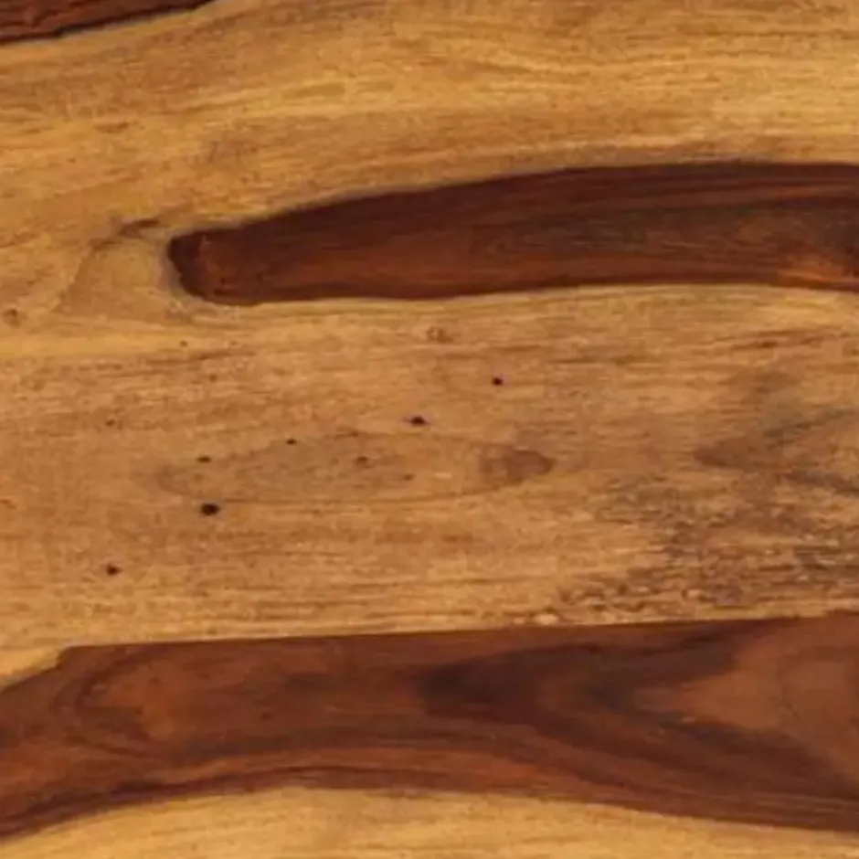 vidaXL Massief Sheeshamhouten Eettafel Eetkamertafel Keukentafels Tafel Tafels