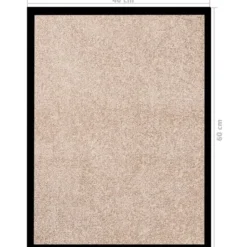 vidaXL - Mat - Beige - Polypropyleen - 40 x 60 cm