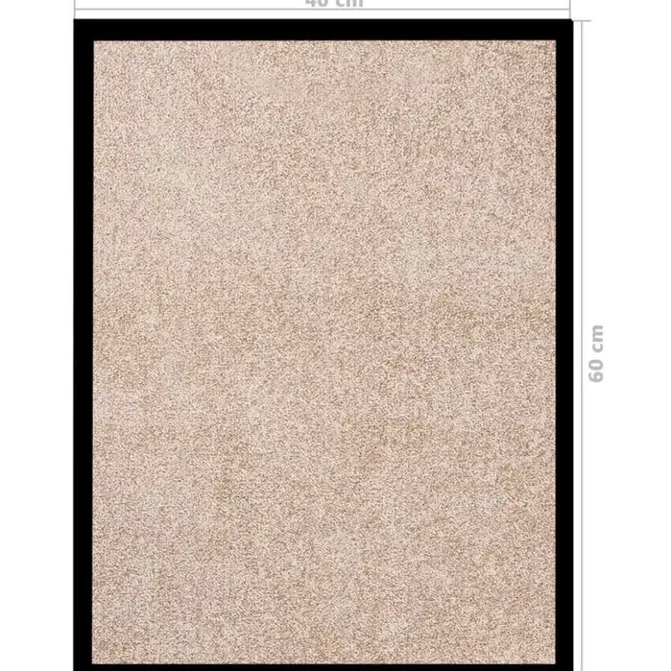 vidaXL - Mat - Beige - Polypropyleen - 40 x 60 cm