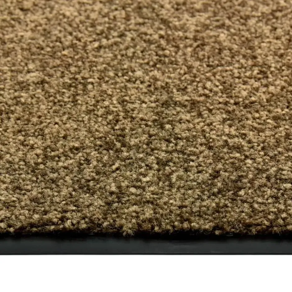 vidaXL - Mat - Bruin - Stof - 90 x 120 cm
