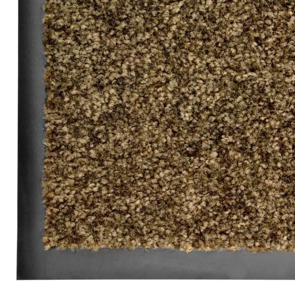 vidaXL - Mat - Bruin - Stof - 90 x 120 cm
