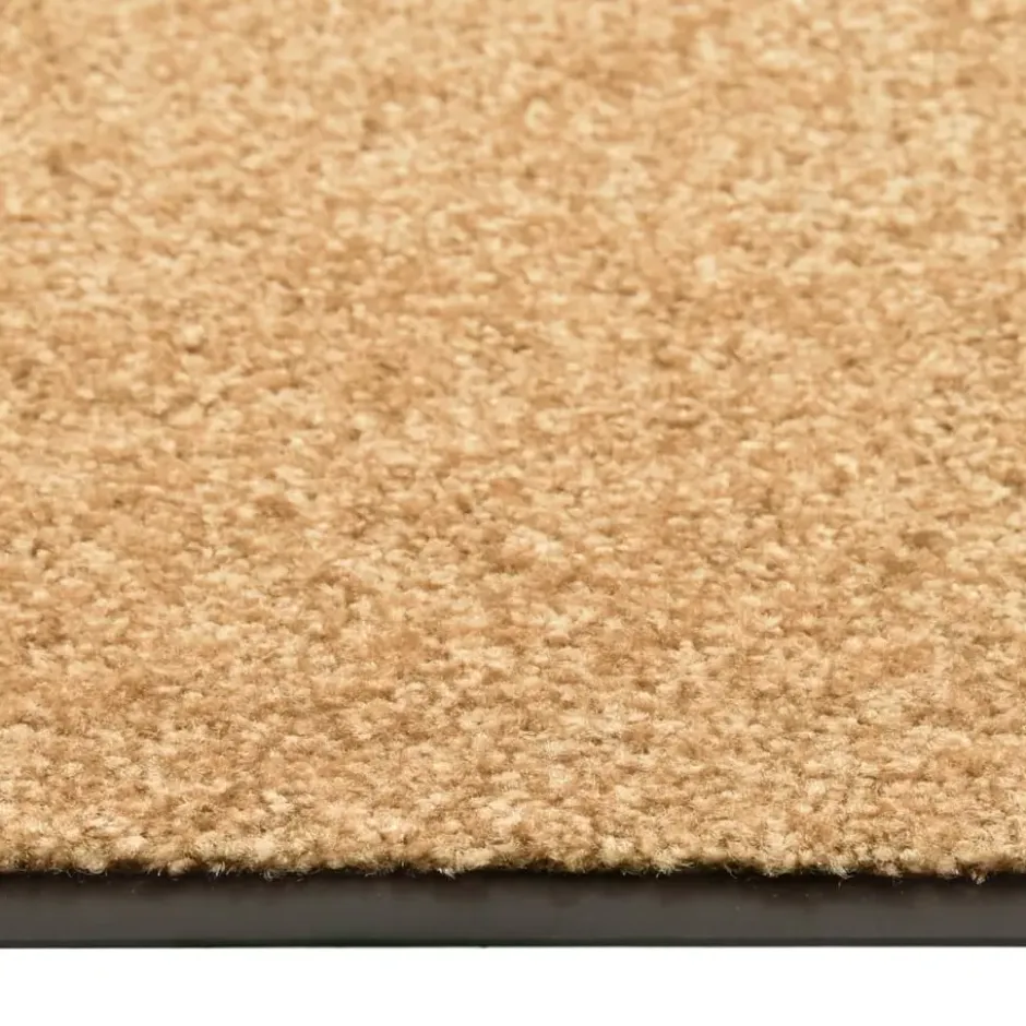 vidaXL - Mat - Crème - Stof - 60 x 180 cm