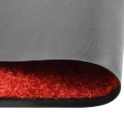 vidaXL - Mat - Rood - Stof - 90 x 150 cm