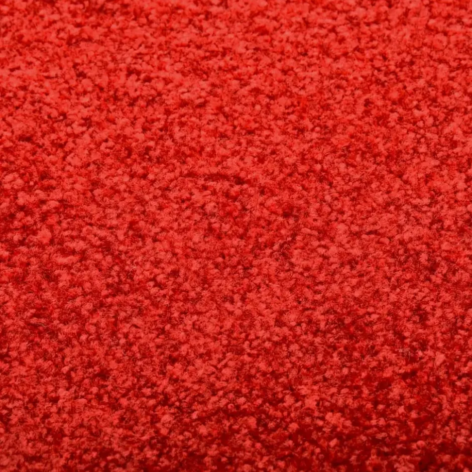 vidaXL - Mat - Rood - Stof - 90 x 150 cm