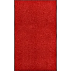 vidaXL - Mat - Rood - Stof - 90 x 150 cm