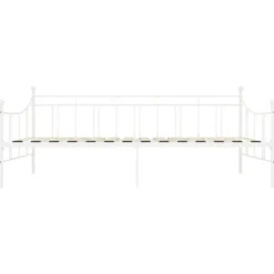 vidaXL - Meatlen bedbank - Wit - 90 x 200 cm