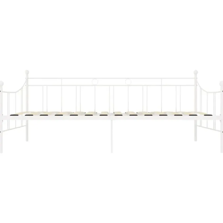 vidaXL - Meatlen bedbank - Wit - 90 x 200 cm