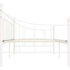 vidaXL - Meatlen bedbank - Wit - 90 x 200 cm