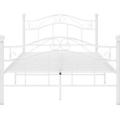 vidaXL - Metalen bed frame - Wit - 120x200 cm