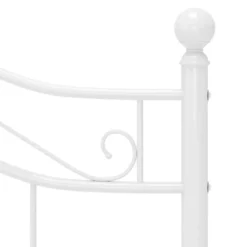 vidaXL - Metalen bed frame - Wit - 120x200 cm