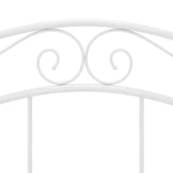 vidaXL - Metalen bed frame - Wit - 120x200 cm