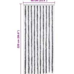 vidaXL - Multikleur - Polypropyleen - 90 x 220 cm