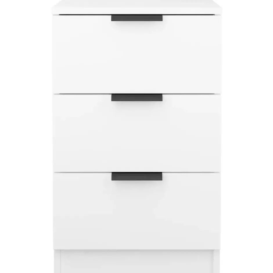 vidaXL - Nachtkastje - Wit - Bewerkt hout - 2 stuks