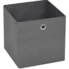vidaXL - Opbergbox - Grijs - Stof - 4 stuks