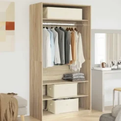 vidaXL - Opbergbox Opbergboxen - Crème - Stof