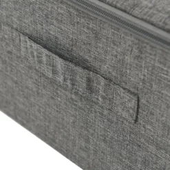 vidaXL - Opbergbox Opbergboxen - Antraciet - Stof