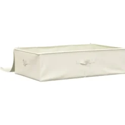 vidaXL - Opbergbox Opbergboxen - Crème - Stof