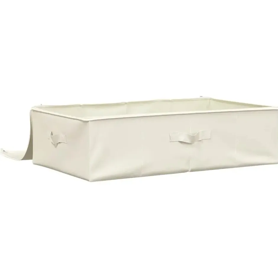 vidaXL - Opbergbox Opbergboxen - Crème - Stof