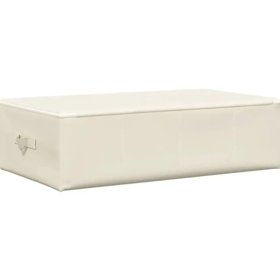 vidaXL - Opbergbox Opbergboxen - Crème - Stof