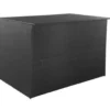vidaXL - Opbergcontainer Voor Buiten - Zwart - Poly rattan