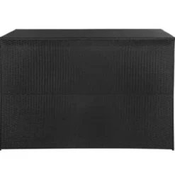 vidaXL - Opbergcontainer Voor Buiten - Zwart - Poly rattan
