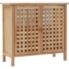 vidaXL - Opbergkast - Beige - Hout