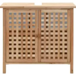 vidaXL - Opbergkast - Beige - Hout