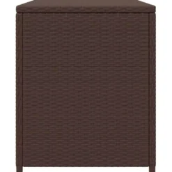vidaXL - Opbergkist - Bruin - Poly rattan