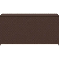 vidaXL - Opbergkist - Bruin - Poly rattan