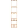 vidaXL - Opbergrekken 5-laags 2 st 80x38x170 cm grenenhout 250 kg