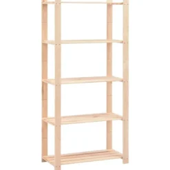 vidaXL - Opbergrekken 5-laags 2 st 80x38x170 cm grenenhout 250 kg