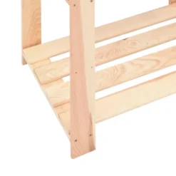 vidaXL - Opbergrekken 3-laags 5 st 150 kg 80x38x90 cm massief grenenhout