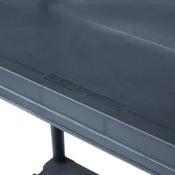 vidaXL - Opbergrek 100 kg Kunststof Zwart Opbergrekken Opslagrek Rek Rekken