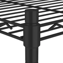 vidaXL - Opbergrek 5-laags 250 kg 90x35x180 cm zwart opslagrek opbergeenheid