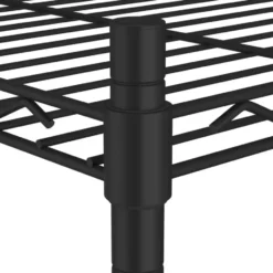 vidaXL - Opbergrek 3-laags 150 kg 60x35x76 cm zwart