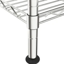 vidaXL - Opbergrek 5-laags 250 kg 90x35x180 cm chroomkleurig opslagrek