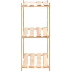 vidaXL - Opbergrek 3-laags 60x38x90 cm massief grenenhout 150 kg