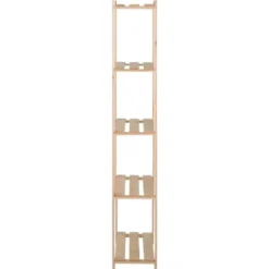 vidaXL - Opbergrek 5-laags 80x28,5x170 cm massief grenenhout