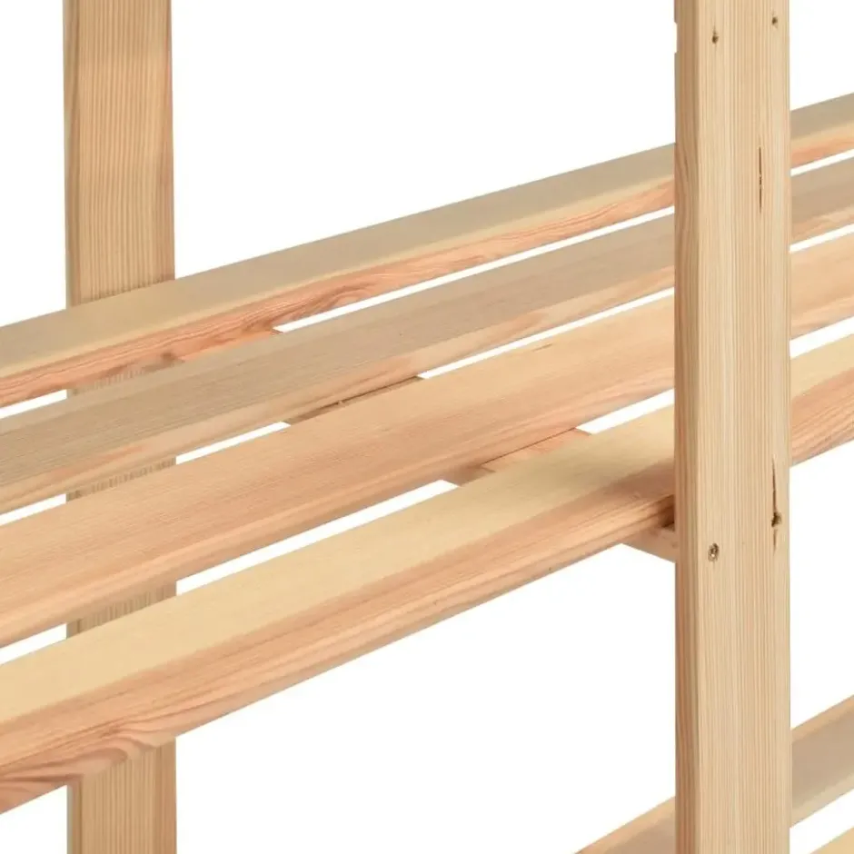 vidaXL - Opbergrek 5-laags 170x38x170 cm massief grenenhout 500 kg