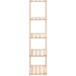 vidaXL - Opbergrek 5-laags 80x38x170 cm massief grenenhout 250 kg
