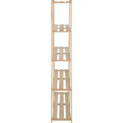 vidaXL - Opbergrek 5-laags 170x28,5x170 cm massief grenenhout