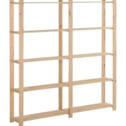 vidaXL - Opbergrek 5-laags 170x28,5x170 cm massief grenenhout