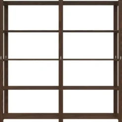 vidaXL - Opbergrek 5-laags 170x38x170 cm massief grenenhout bruin opbergmeubel