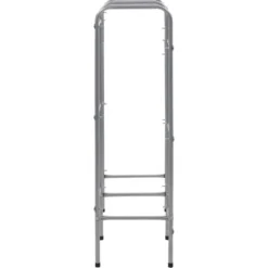 vidaXL - Opbergrek voor 6 kratten 96x33x116 cm steel zilverkleurig
