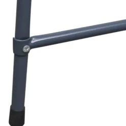 vidaXL - Opbergrek voor 6 kratten - 96x33x116 cm - staal - donkergrijs