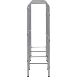 vidaXL - Opbergrek voor 9 kratten 145x33x116 staal zilverkleurig