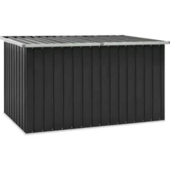 vidaXL - Opslagkist - Antraciet - Staal