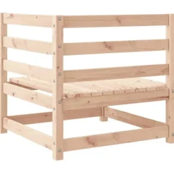 vidaXL - Palletbank - Antraciet - Grenenhout