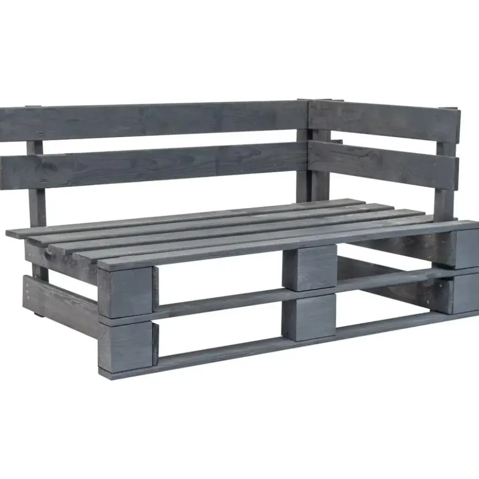 vidaXL - Pallet Bank - Beige - Geïmpregneerd grenenhout